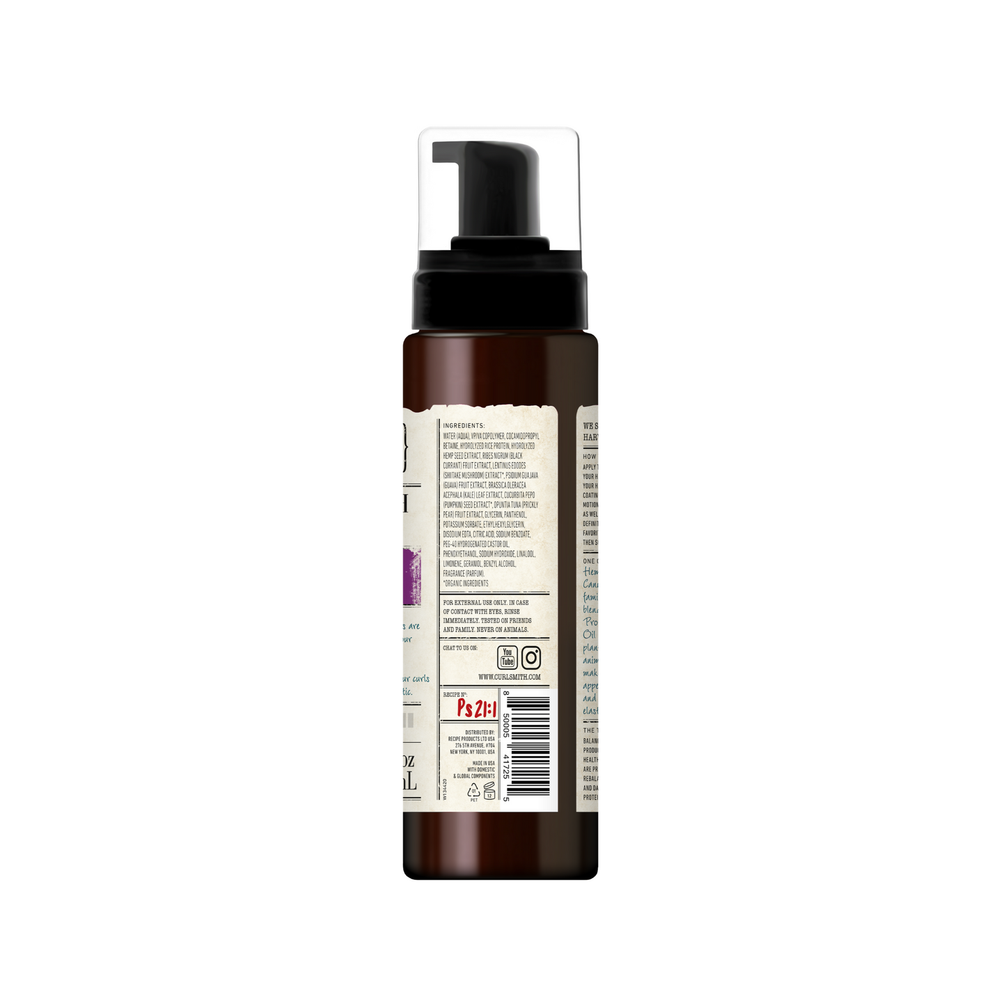 Curlsmith Bouncy Strength Volume Foam 222ml