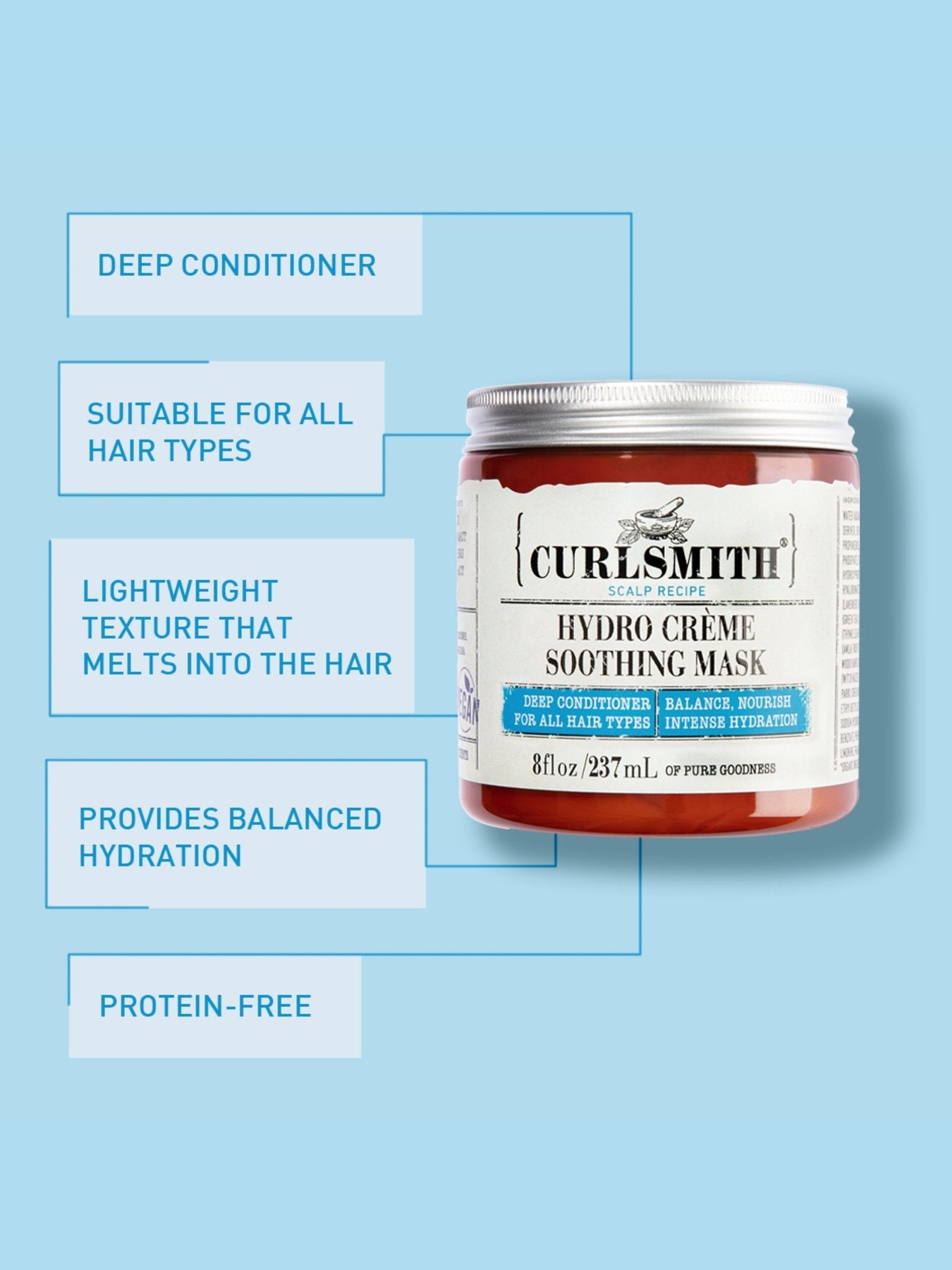 Curlsmith Hydro Creme Soothing Mask 237ml