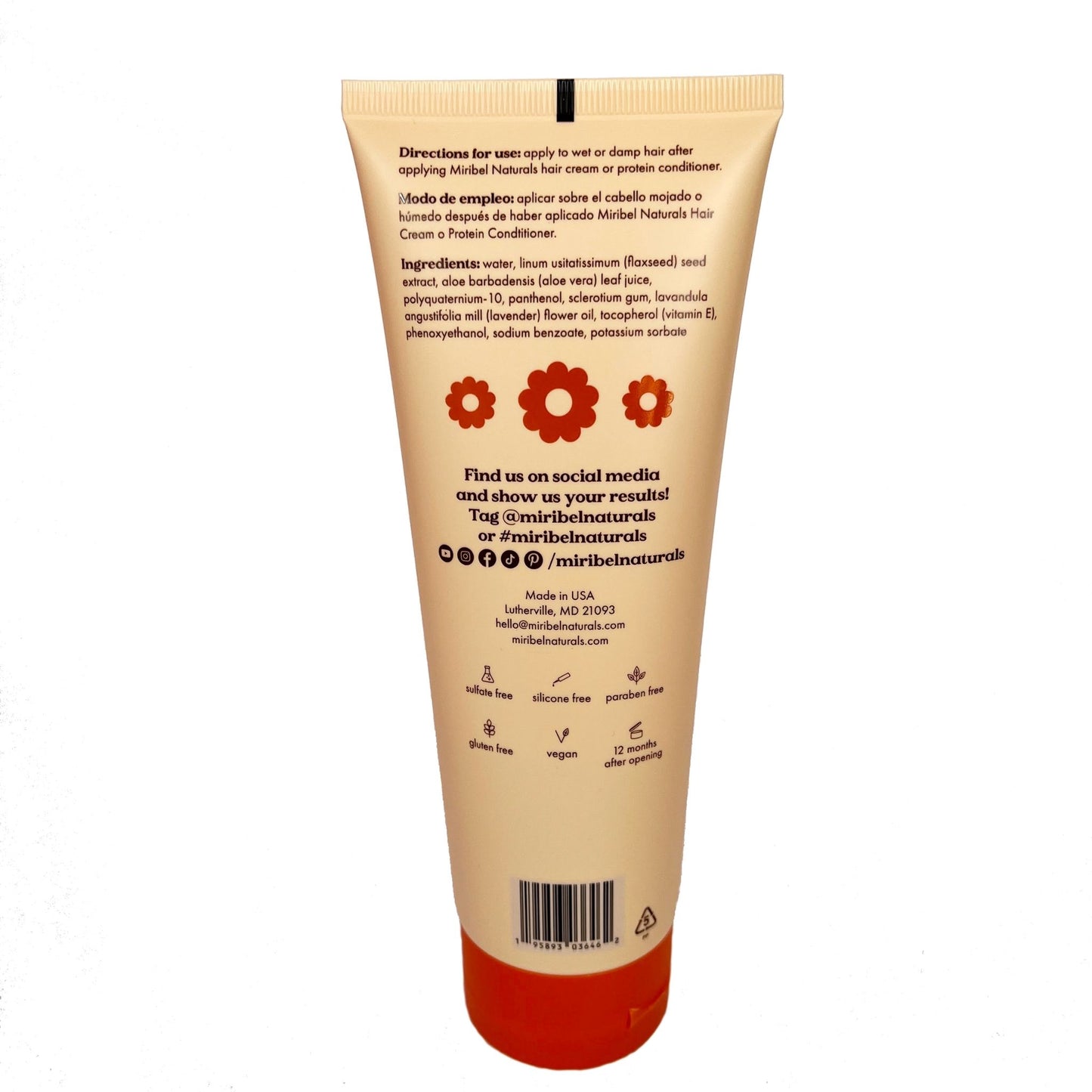 Miribel Natural Silky Smooth Flaxseed Gel 237ml